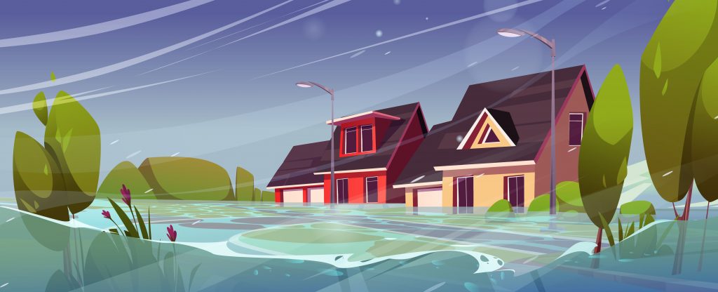 Flood in cities