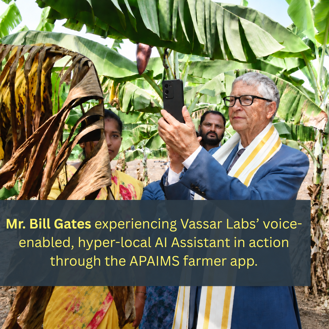 Bill Gates using APAIMS app